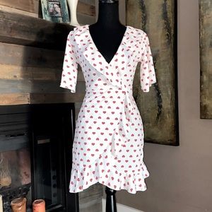 Pretty lil thing faux wrap dress